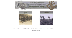 Desktop Screenshot of newfoundlandandthesomme.com